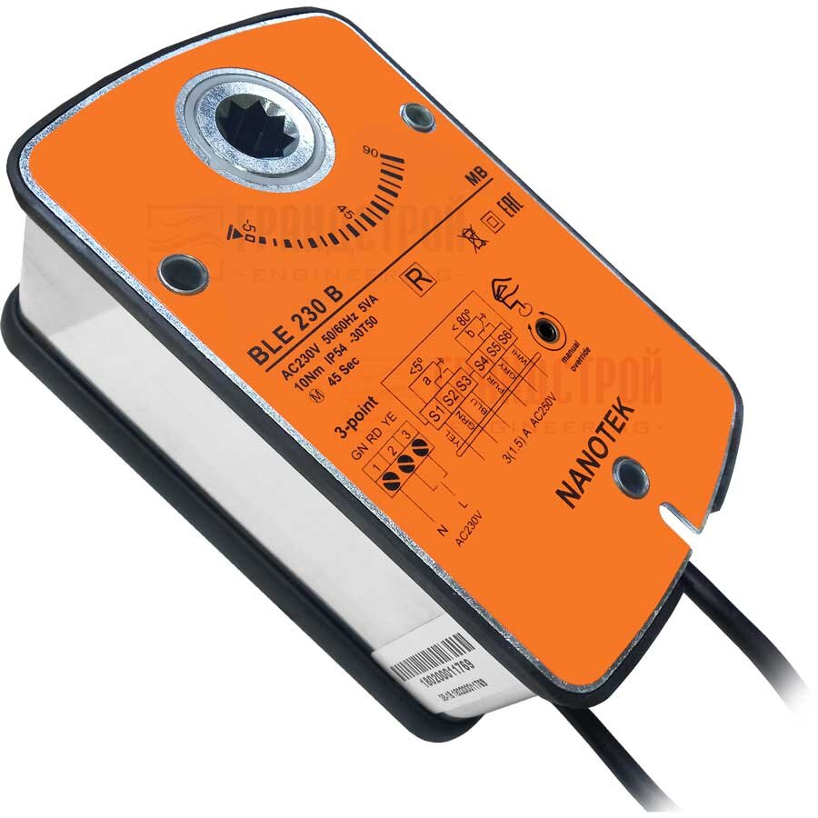 ЭЛЕКТРОПРИВОД НАНОТЕК BLE 230 В (15 НМ)